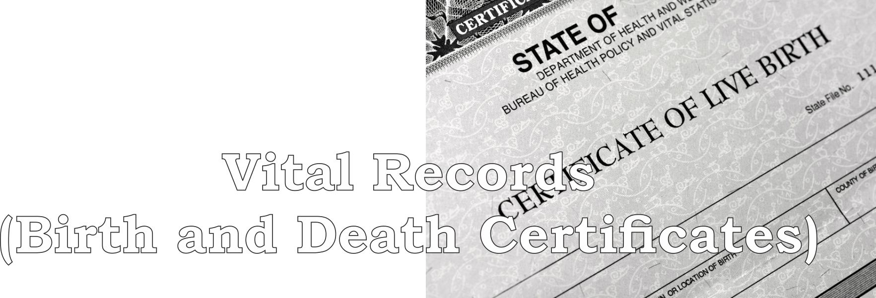 Gepolijst Duiker Grafiek Vital Records (Birth and Death Certificates) – Howell County Health  Department